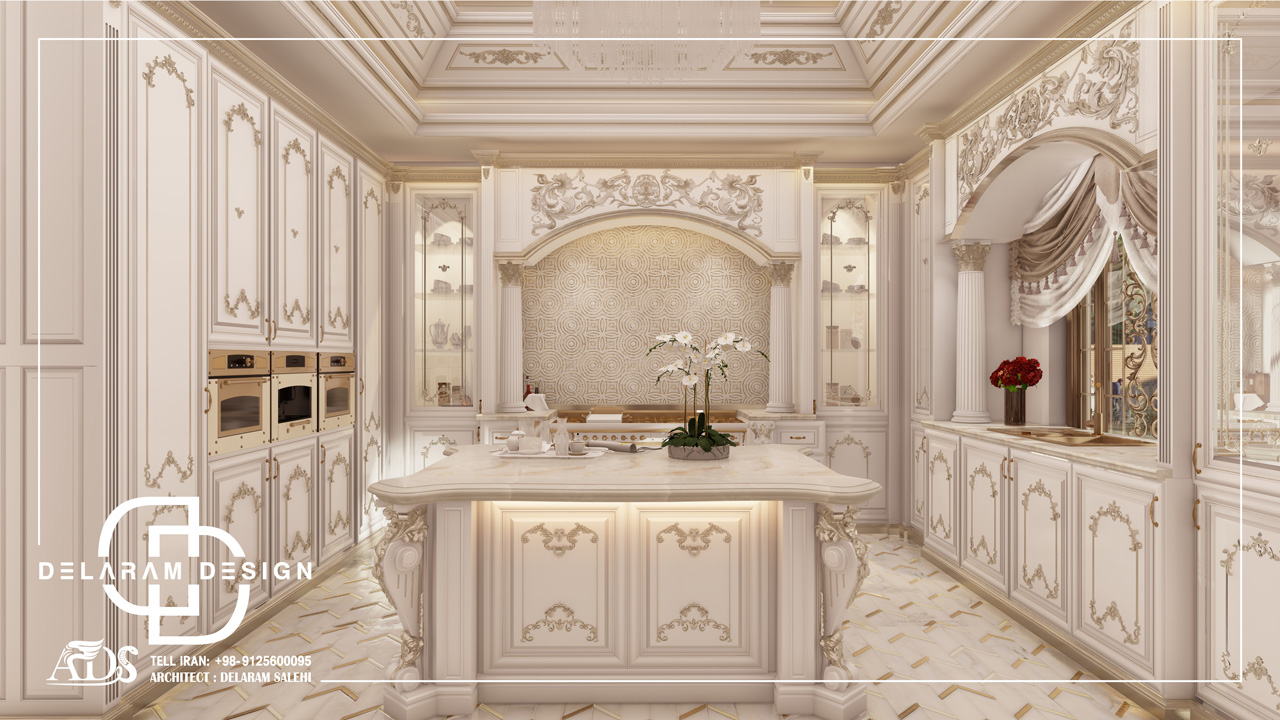 طراحی داخلی آشپزخانه در قطر