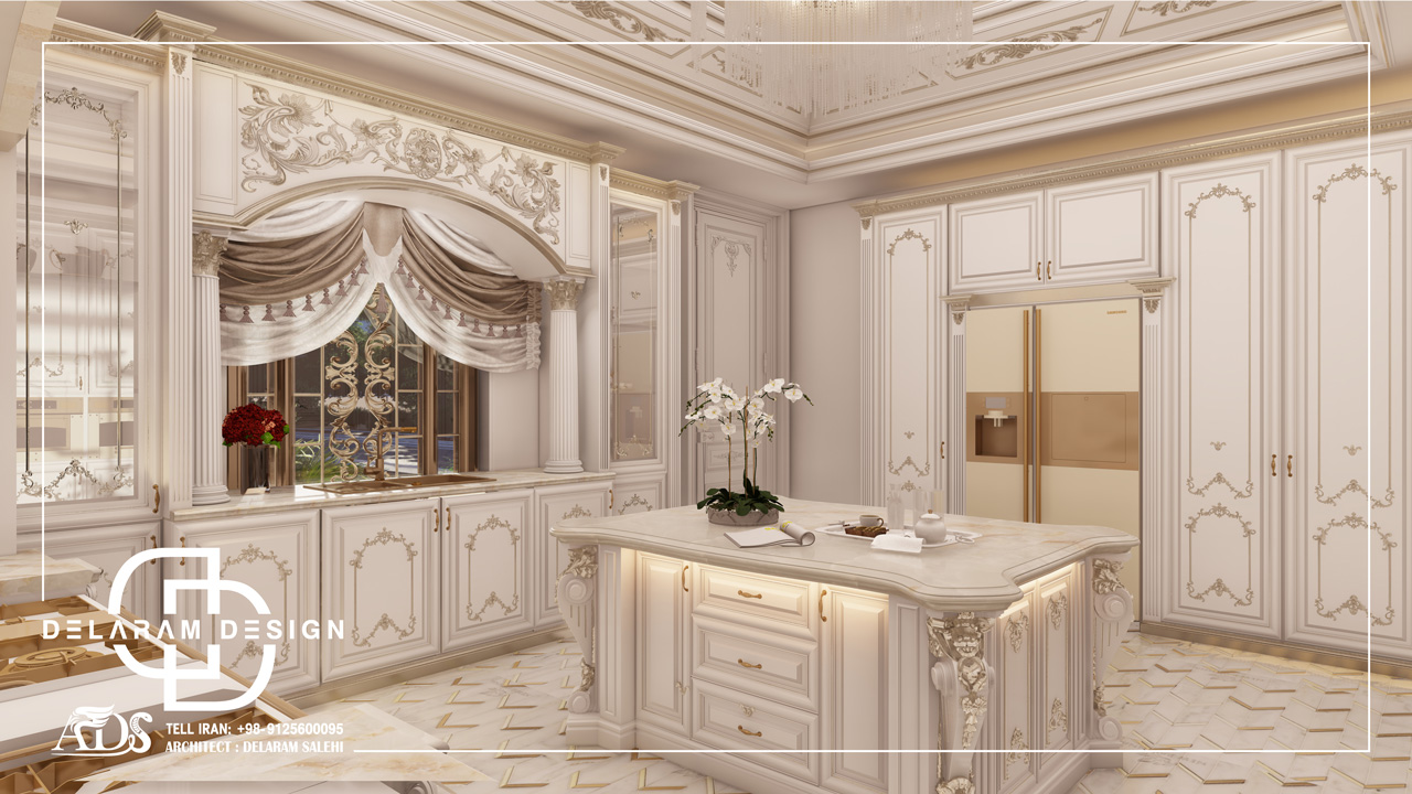 طراحی داخلی آشپزخانه در قطر